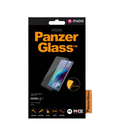 Screen protector, Motorola, Moto g100, Glass, Black, Full frame coverage; 100% touch preservation; Rounded edges, Case friendly