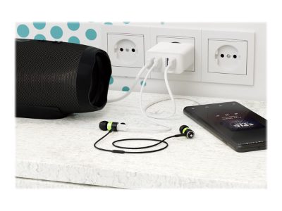 Goobay 44962 30 W USB-A Multiport Charger, White