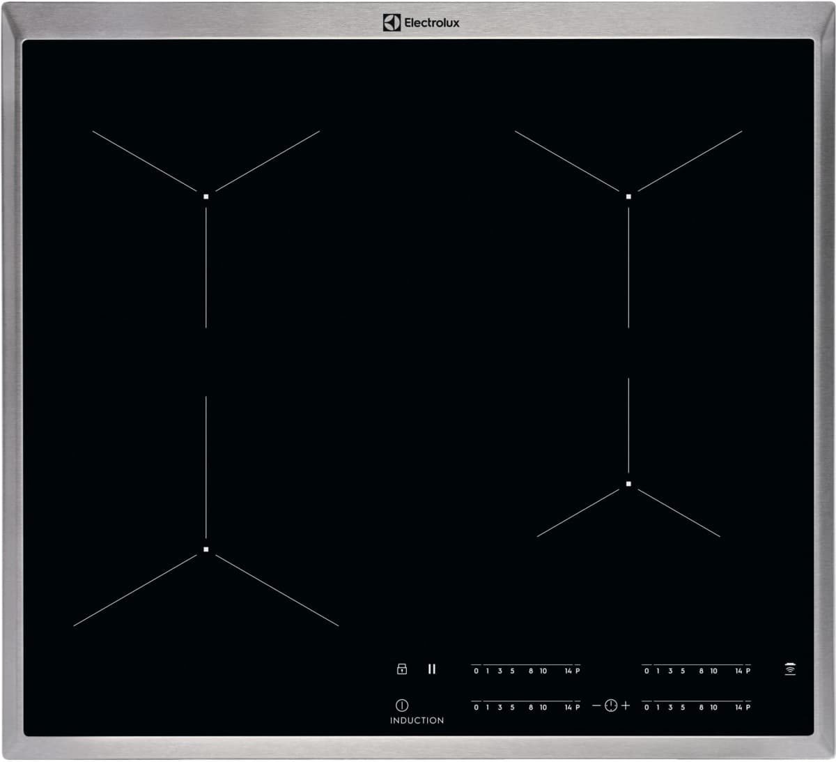 Electrolux indukcijas plīts virsma