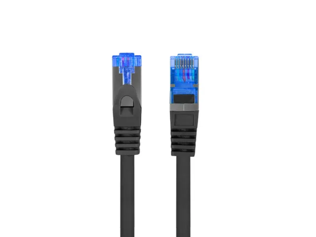 Lanberg | Patchcord Cat.6A S/FTP LSZH CCA | PCF6A-10CC-2000-BK | 20 m | Black