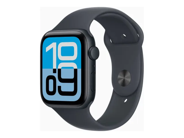 Apple Watch SE 3 GPS 44mm Midnight Aluminium Case with Midnight Sport Band - S/M | Apple
