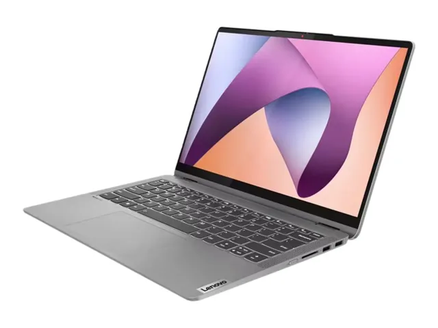 Lenovo IdeaPad Flex 5 14ABR8 | Arctic Grey | 14 " | IPS | Touchscreen | WUXGA | 1920 x 1200 pixels | Glossy | AMD Ryzen 5 | 5625U | 16 GB | Soldered LPDDR4x | Solid-state drive capacity 512 GB | AMD Radeon Graphics | Windows 11 Home | 802.11ax | Bluetooth version 5.3 | Keyboard language English | Keyboard backlit | Warranty 24 month(s) | Battery warranty 12 month(s)
