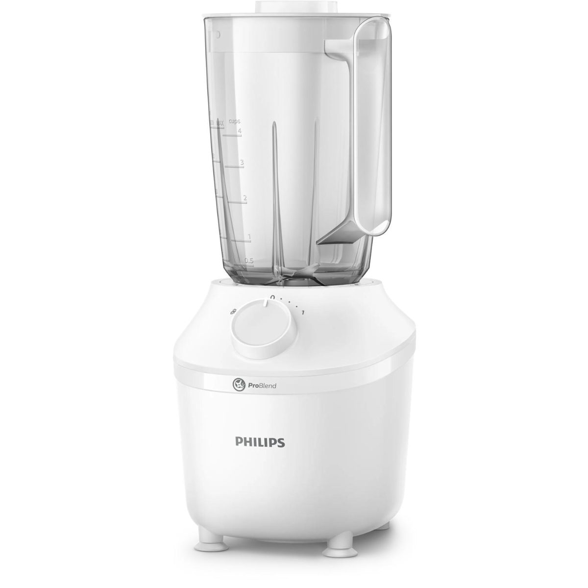 Blender, HR2041/00 3000 Series, Tabletop, 450 W, Jar material Plastic, Jar capacity 1.9 L, Ice crushing, White