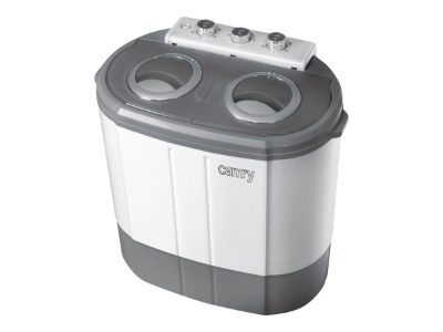 Washing machine, CR 8052, Top loading, Washing capacity 3 kg, 1300 RPM, Depth 40 cm, Width 60 cm, White-Grey