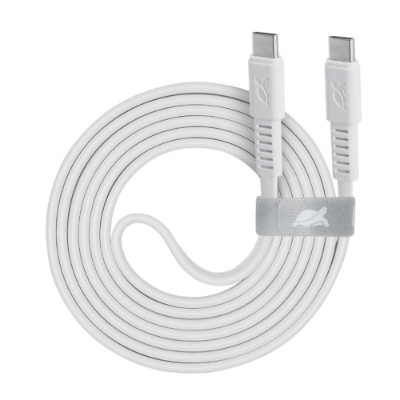 CABLE USB-C TO USB-C 1.2M/WHITE PS6005 WT12 RIVACASE