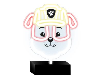 PAW PATROL Led neona lampa uz statīva bērniem, Ķepu patruļa-Rubble