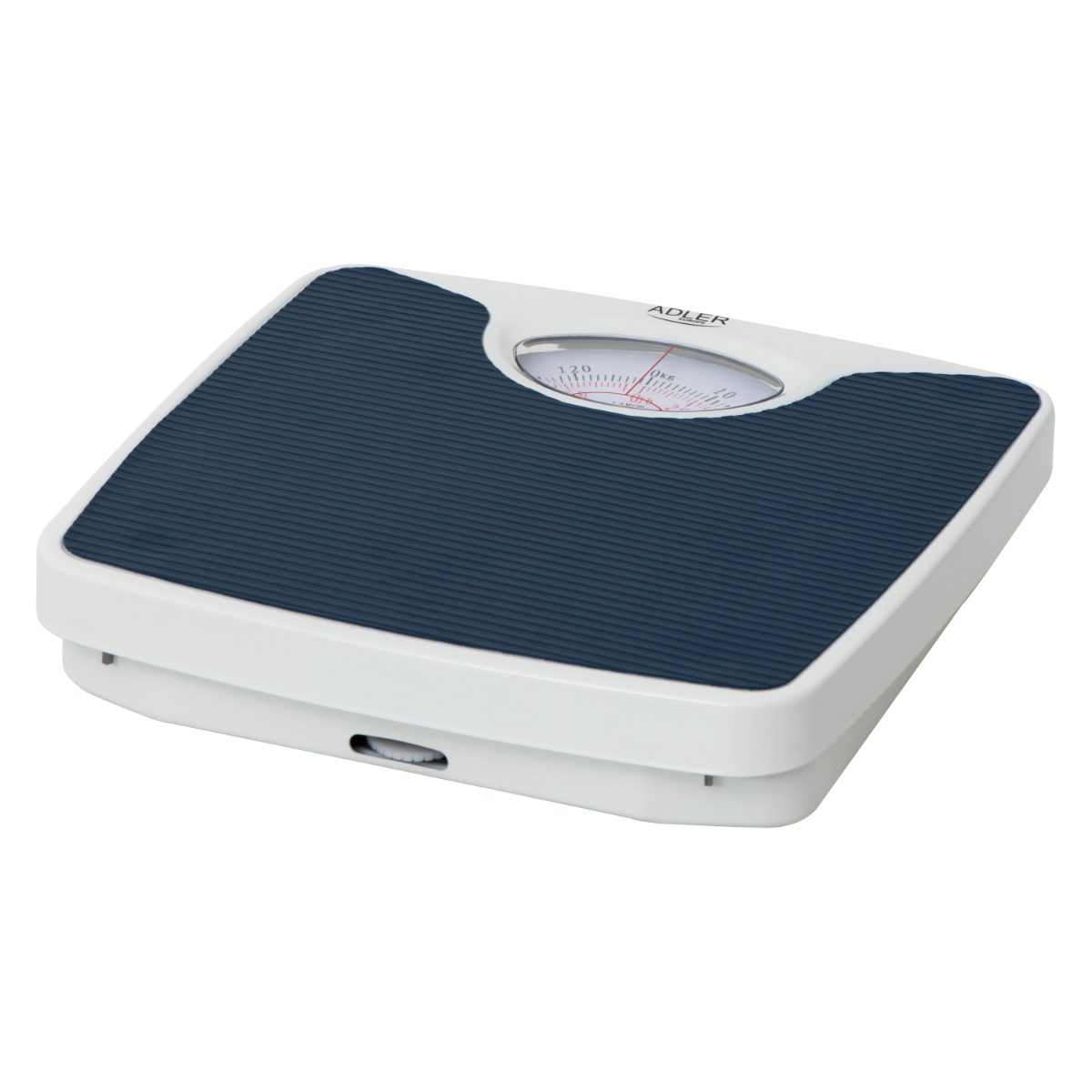 Mechanical bathroom scale, AD 8151b, Maximum weight (capacity) 130 kg, Accuracy 1000 g, Blue/White