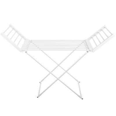 Foldable electric clothes drying rack, AD 7821, 220 W, Silver/White