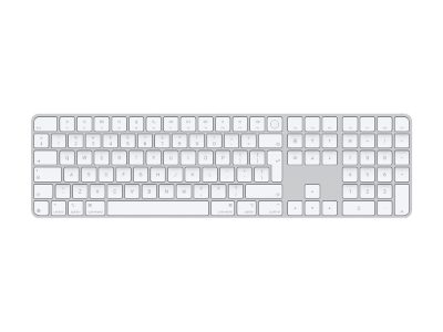 Apple Magic Keyboard with Touch ID and Numeric Keypad, Keyboard, Wireless, English, White