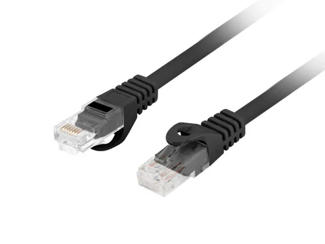 Lanberg | Patchcord Cat.6 UTP LSZH CU | PCU6-10CU-0150-BK | 1.5 m | Black