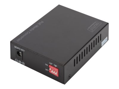 DIGITUS Gigabit Ethernet PoE+ Media Converter, SFP, Digitus