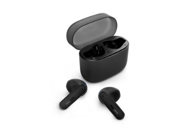 PHILIPS in-ear true bezvadu austiņas ar portatīvo uzlādes ietvaru, melnas