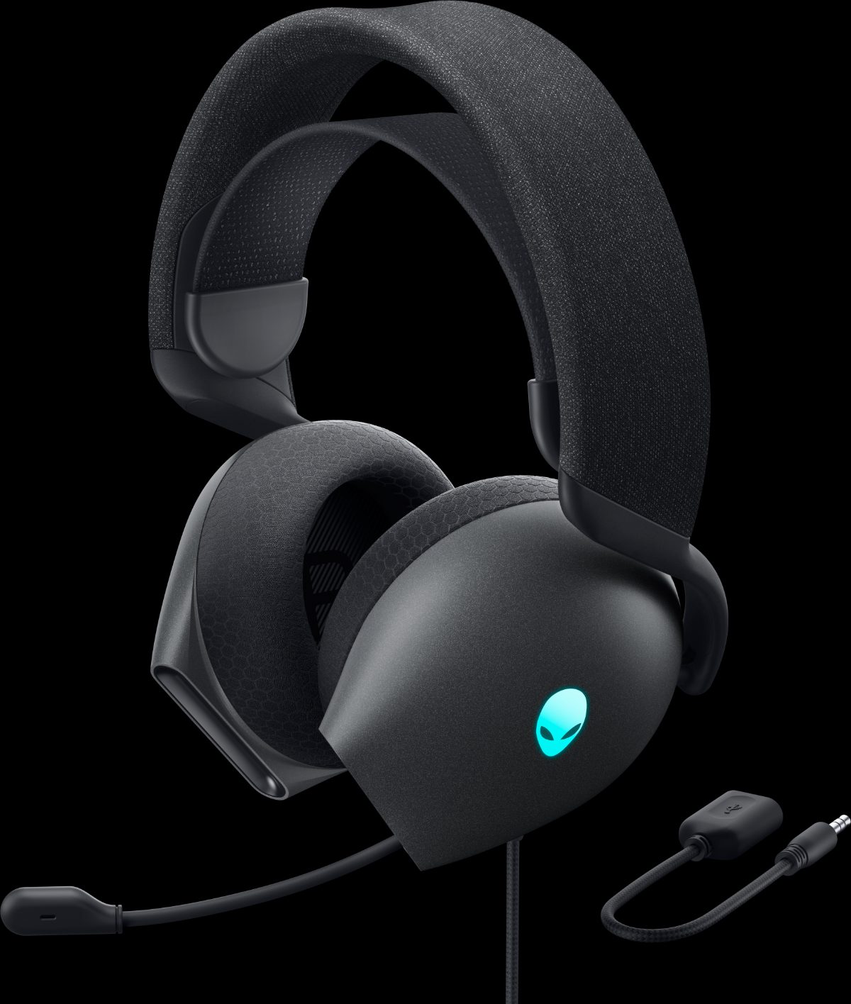 Alienware Wired Gaming Headset, AW520H, Wired, Over-Ear, Noise canceling