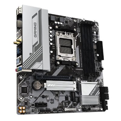 Gigabyte B650M GAMING PLUS WF, Processor family AMD, Processor socket AM5, DDR5, Supported hard disk drive interfaces M.2, SATA, Number of SATA connectors 4