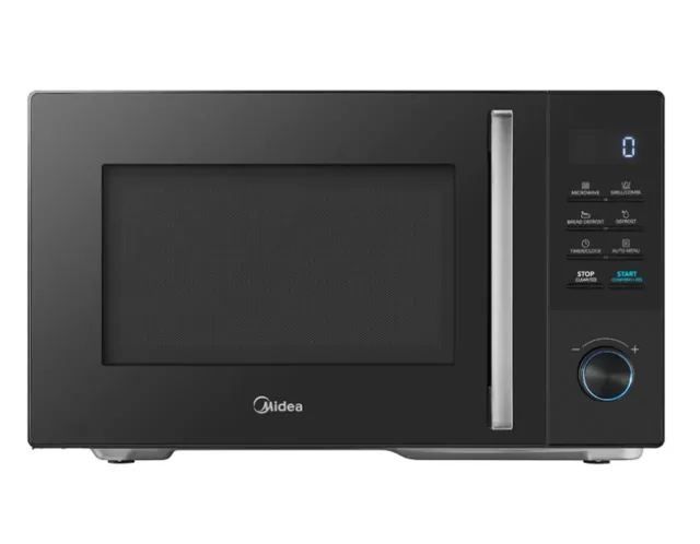 Midea Microwave oven | MMO-AG25VB(BK) | Free standing | 900 W | 25 L | Grill | Black