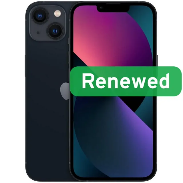 Apple Renewed Grade C | Apple iPhone 13 | Midnight | 6.1 " | Super Retina XDR OLED | 128 GB | 5G | iOS