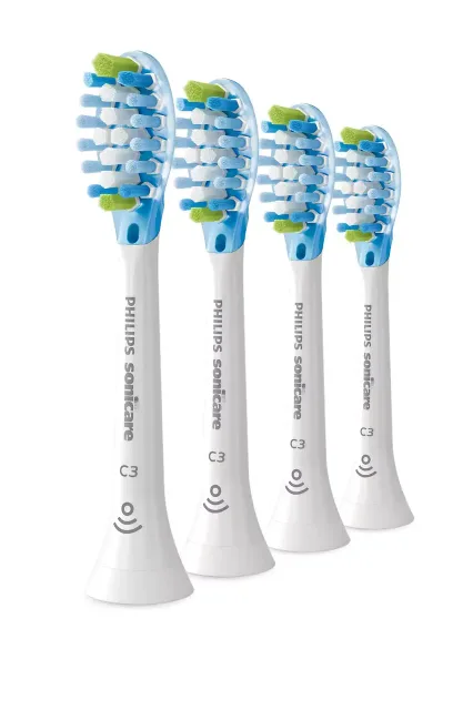 Sonicare C3 Premium Plaque Defence zobu birstes uzgalis (4gab) (balts)
