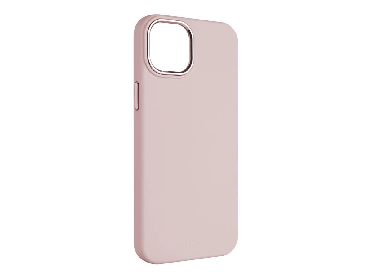 MagFlow, Back cover, Apple, iPhone 15, Liquid silicon, Pink