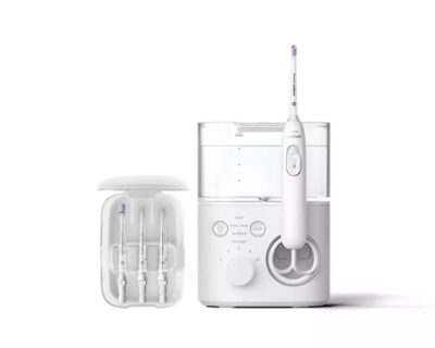 Sonicare mutes dobuma irrigators,  balts