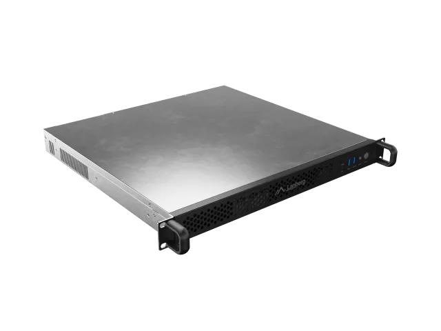 Lanberg Rackmount server chassis ATX 420/10 19"/1U | SC01-4201-10B | Black