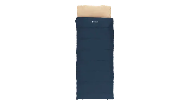 Outwell Contour Lux Deep Blue | Sleeping Bag | 220 x 85 cm | -19 to 15 °C | Right Zipper