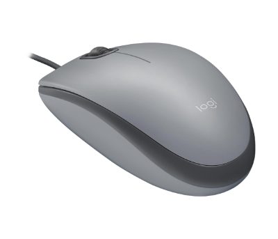 MOUSE USB OPTICAL M110 SILENT/MID GRAY 910-006760 LOGITECH