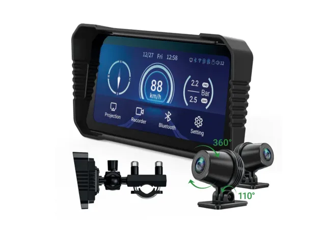 Navitel Dual dash Cam and Smart Moto device (Carplay, Android Auto) | Dual dash Cam and Smart Moto device (Carplay, Android Auto) | Wi-Fi