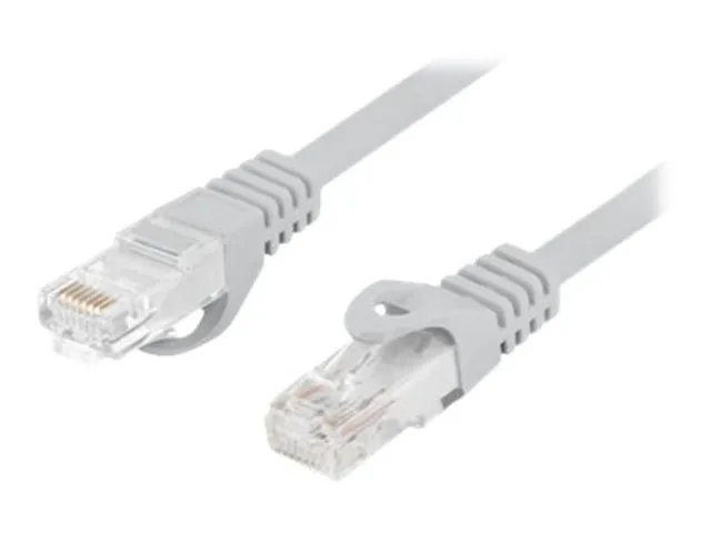 Lanberg | Patchcord Cat.6 UTP LSZH CU Fluke Passed | PCU6-10CU-0025-S | 0.25 m | Grey