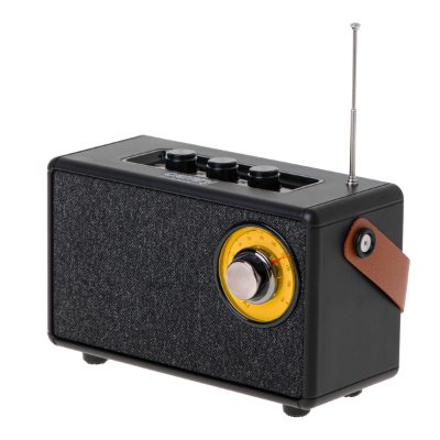 Speaker with radio, CR 1902 B, Black, Wireless connection