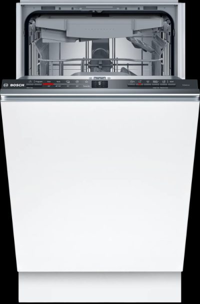 Bosch Dishwasher, SPV2HMX42E, Built-in, Width 45 cm, Number of place settings 10, Number of programs 5, Energy efficiency class E, Display, White
