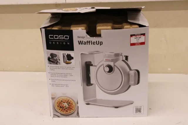 SALE OUT. Caso WaffleUp | Waffle Maker | 800 W | Number of pastry 1 | Waffle | Silver | USED, DIRTY, SCRATCHED, MISSING  SPATULA