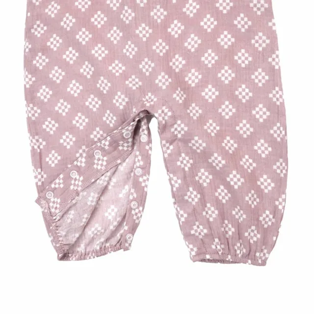 Lodger Jumper Tribe Muslin mazuļu rāpulis bez pēdiņām, Rose, 68 cm
