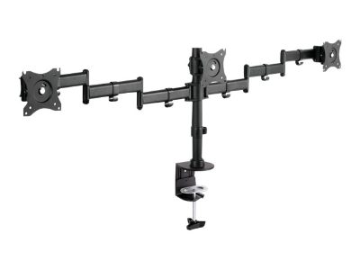 Desk Mount, DA-90362, Tilt, Height adjustment, Rotate, 15-27 ", Black