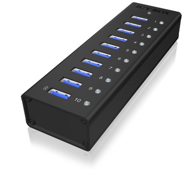 10 port USB 3.0 Hub, Icy Box IB-AC6110