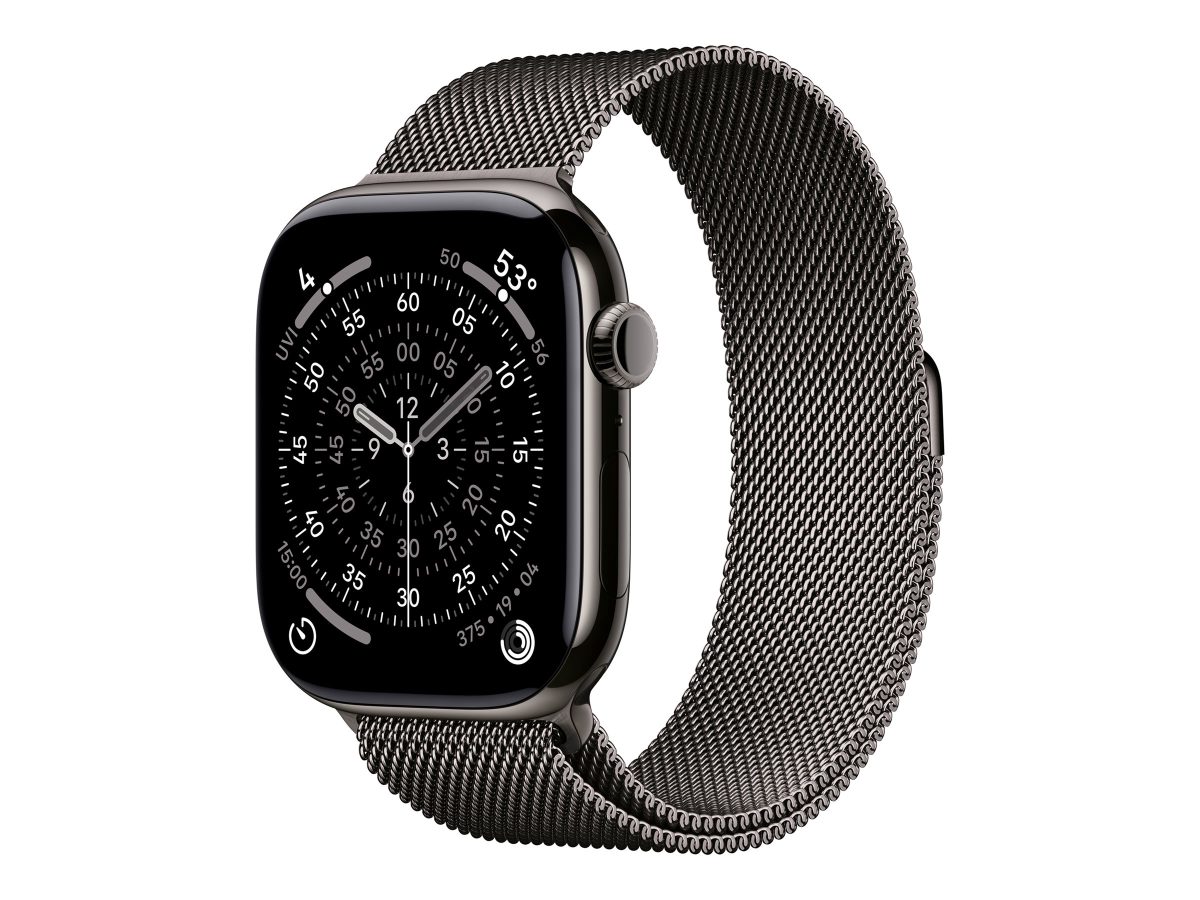 Apple Watch Series 11, GPS (satellite), Retina LTPO3 OLED, Slate Titanium