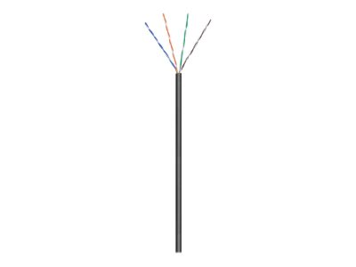 Goobay Outdoor Network Cable, CAT 5e U/UTP, AWG 26/7, Cable length: 100 m, Black
