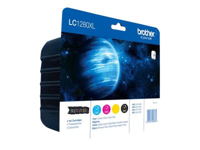 Brother Multipack, LC1280XL, Ink Cartridge, Magenta, Cyan, Yellow, Black
