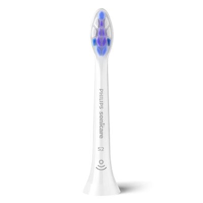 Sonicare S2 Sensitive zobu birstes uzgalis, 4 gab, balts