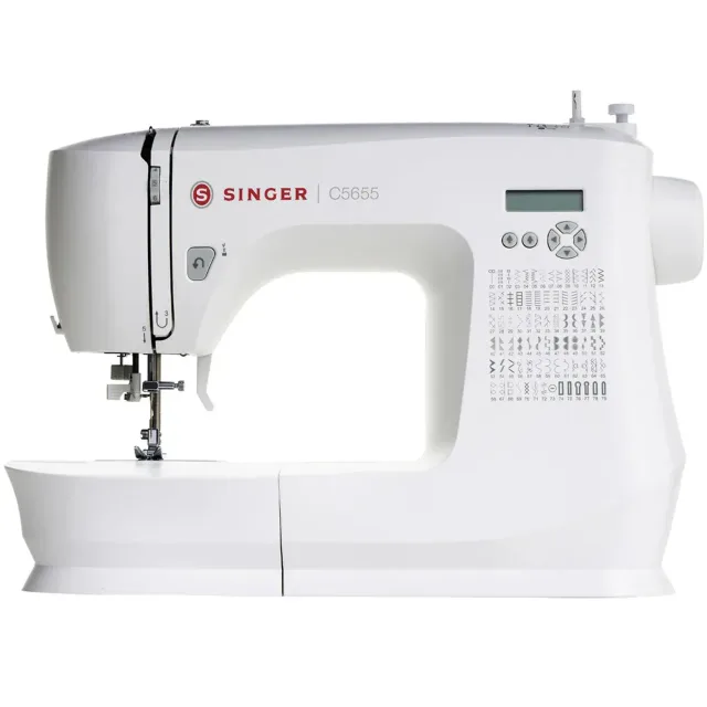 Singer | Sewing Machine | C5655 | Number of stitches 80 | Number of buttonholes 6 | White