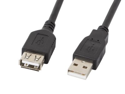 USB-A 2.0 Cable, 3 m, CA-USBE-10CC-0030-BK, USB Type-A to USB Type-A