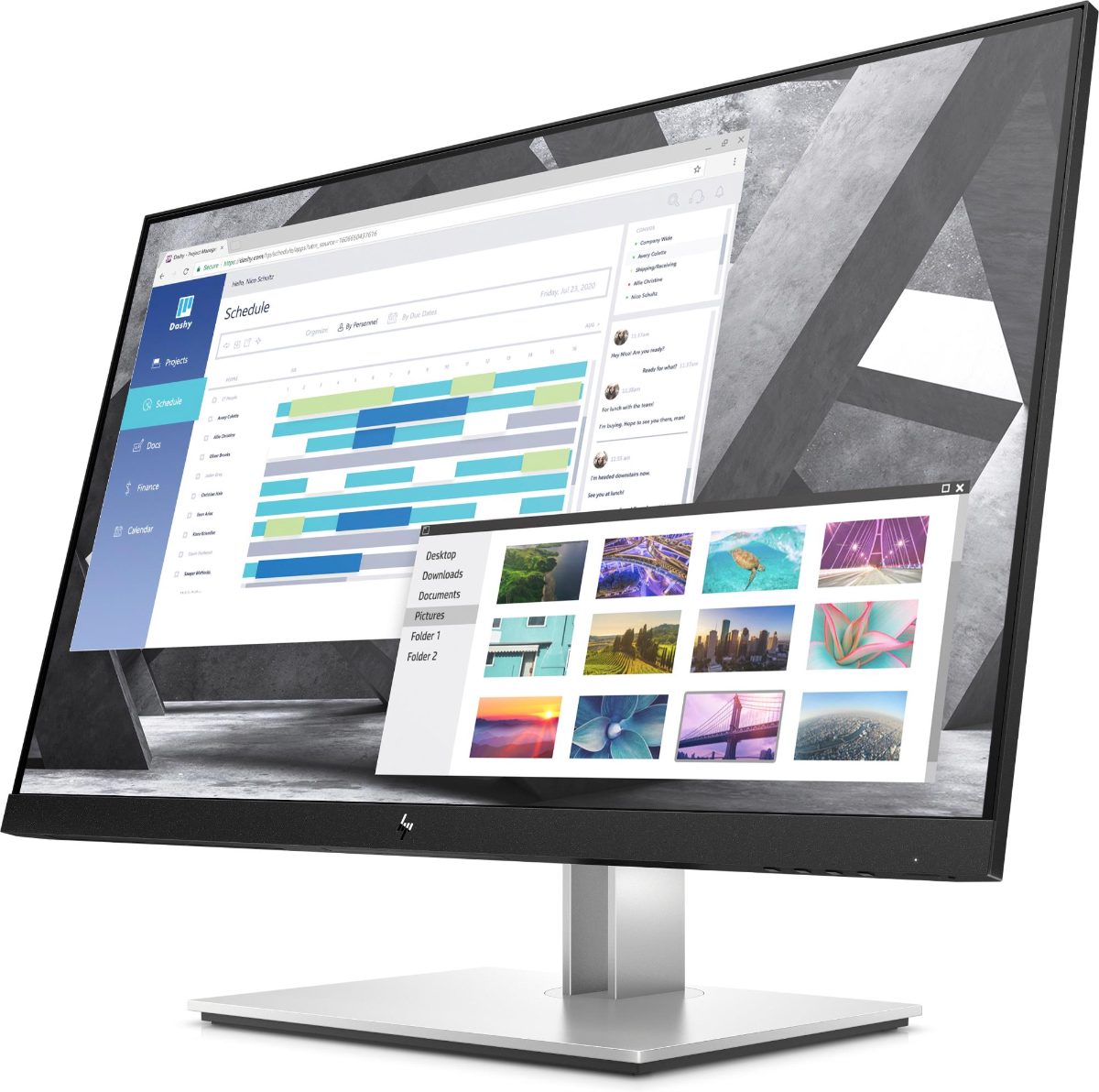 LCD Monitor, HP, E27q G4, 27", Panel IPS, 2560x1440, 16:9, Matte, 5 ms, 9VG82AA#ABB
