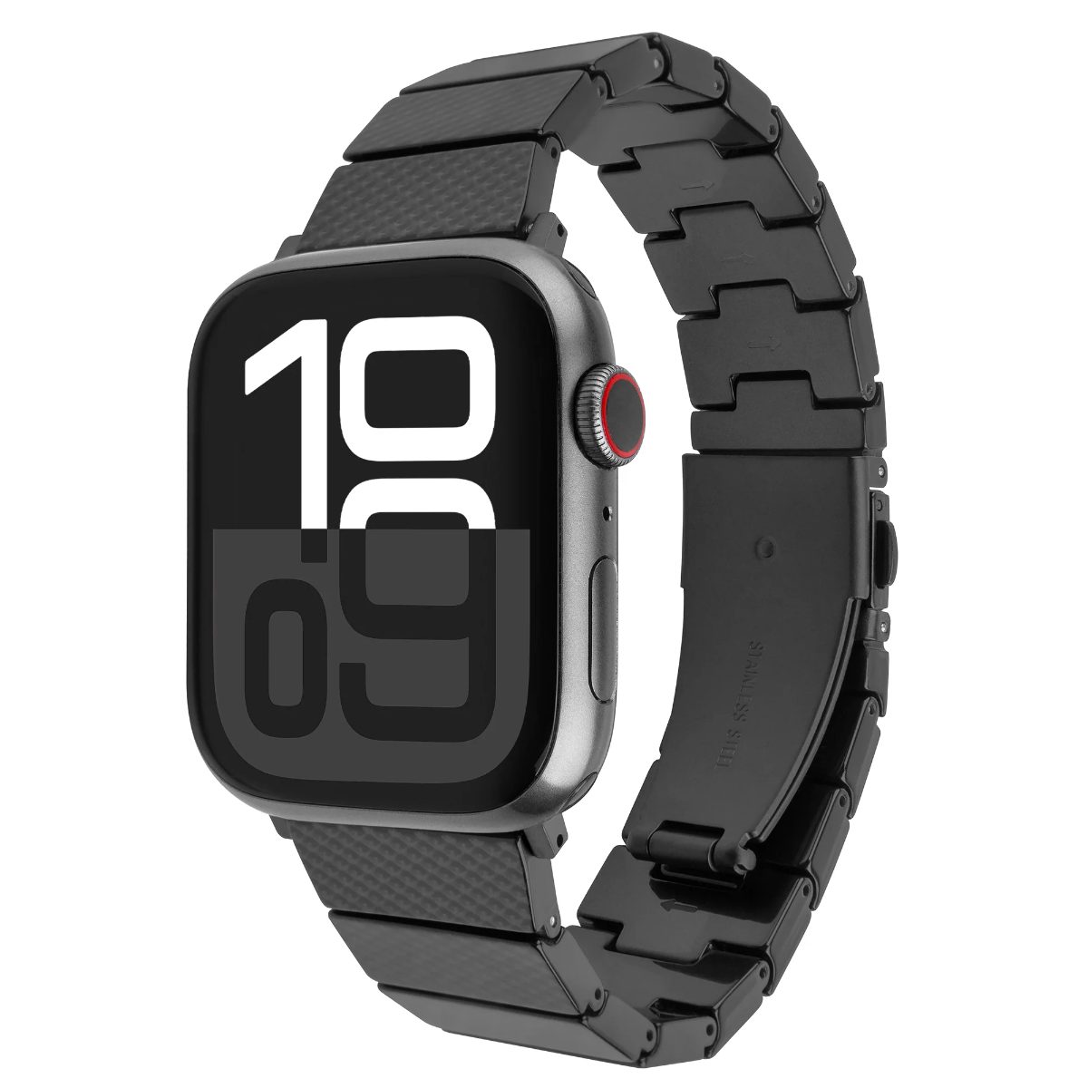 Resin Strap pro for Apple Watch 38/40/41mm, Carbon Black, Epoxy Resin