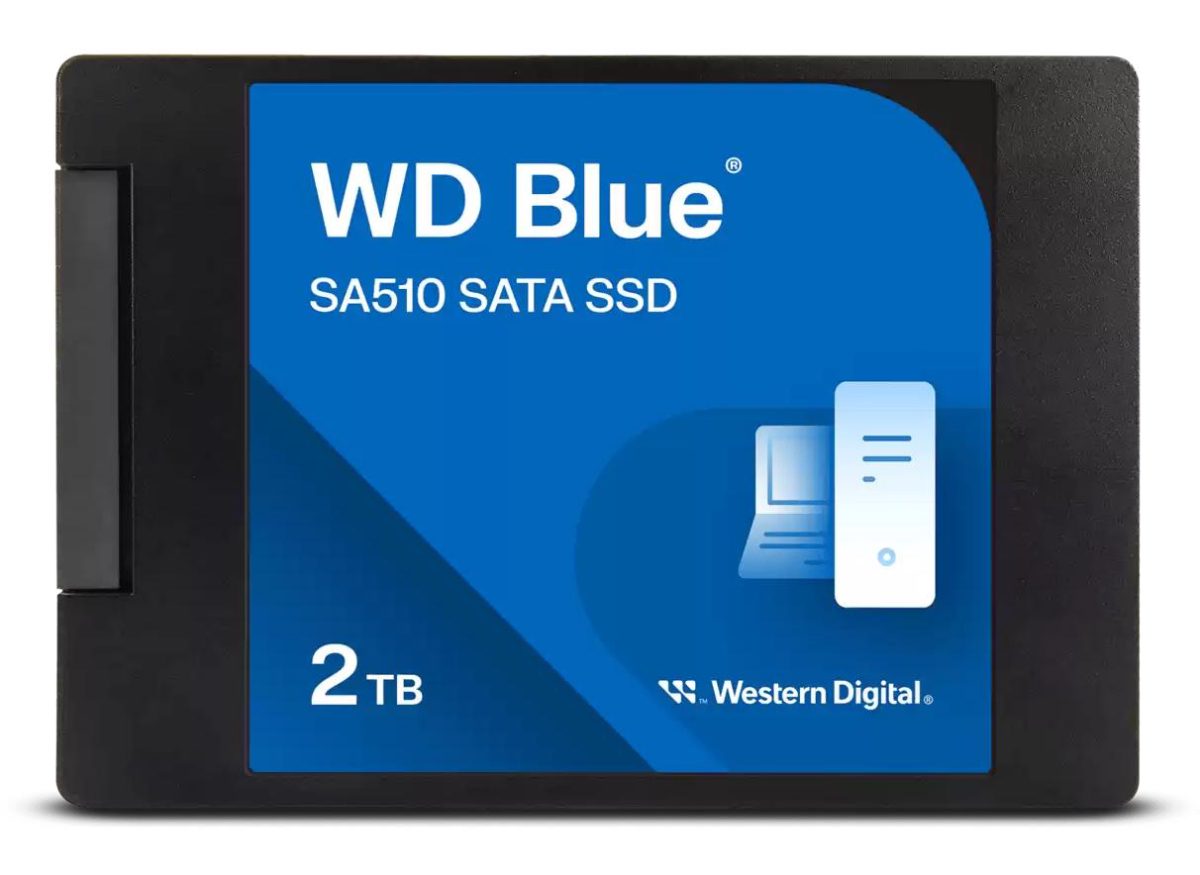 SSD, SANDISK, Blue SA510, POWERED BY SANDISK, 2000 GB, Serial ATA III, Write speed 520 MB/s, Read speed 560 MB/s, 2.5", WDS200T3B0A