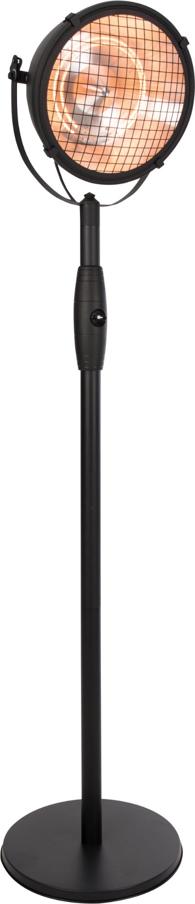 Heater, RSS19, Indus Bright Standing, Infrared, 2100 W, Black, IP54
