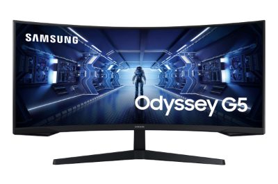 Curved Monitor, LC34G55TWWPXEN, 34 ", VA, UWQHD, 21:9, 165 Hz, 1 ms, 3440 x 1440, 250 cd/m², HDMI ports quantity 1, Black, Warranty 24 month(s)