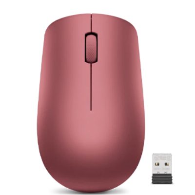 Wireless Mouse, 530, Wireless, 2.4 GHz Wireless via Nano USB, Cherry Red