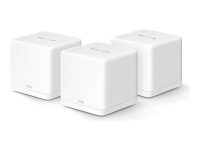 AX1500 Whole Home Mesh WiFi 6 System, Halo H60X (3-pack), 802.11ax, 10/100/1000 Mbit/s, Ethernet LAN (RJ-45) ports 1, Mesh Support Yes, MU-MiMO Yes, No mobile broadband