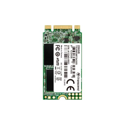 SSD, TRANSCEND, 430S, 256GB, M.2, SATA 3.0, TLC, Write speed 400 MBytes/sec, Read speed 530 MBytes/sec, MTBF 1000000 hours, TS256GMTS430S