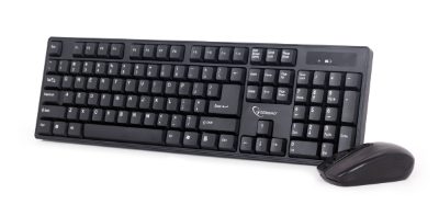Desktop Set, KBS-W-01_LT, Keyboard and Mouse Set, Wireless, Mouse included, US/LT, Black