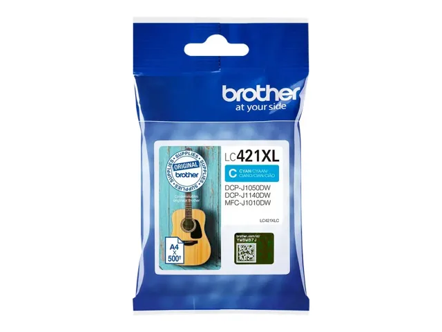 Brother LC421XLC Ink Cartridge, Cyan | Brother LC421XLC | Ink cartridge | Cyan